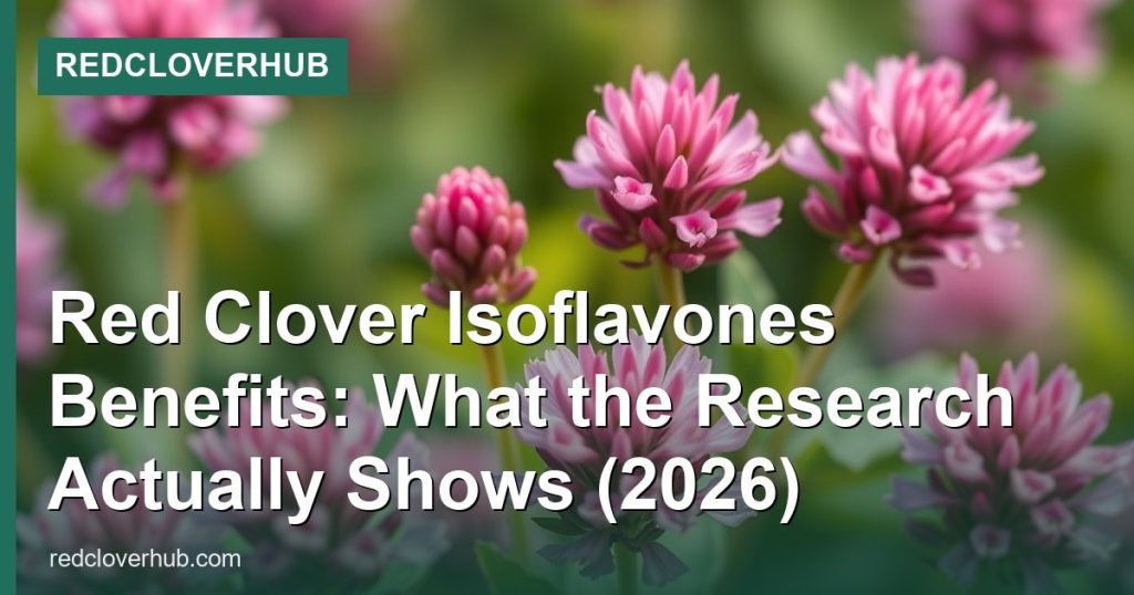 Red Clover Isoflavones Benefits: What the Research Actually Shows (2026) - RedCloverHub