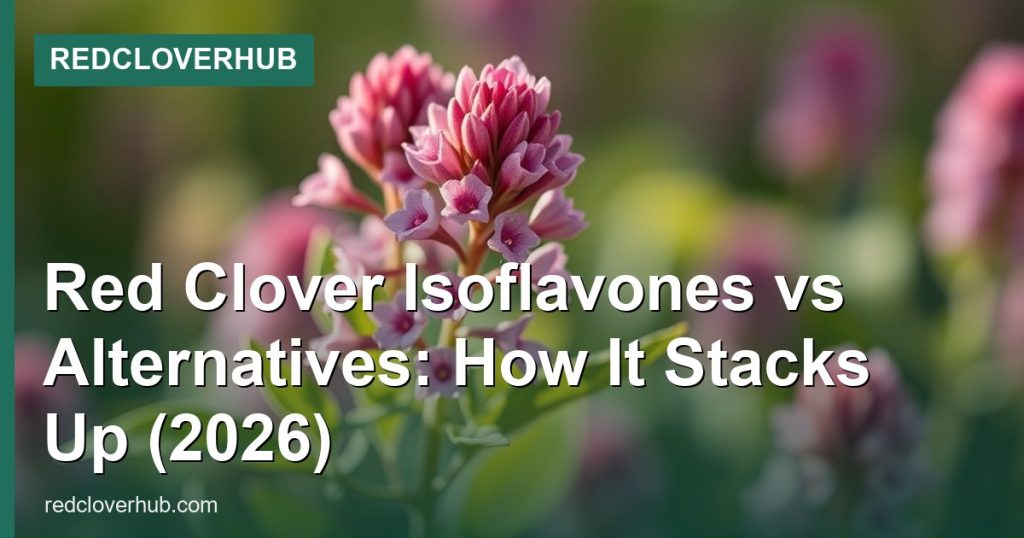 Red Clover Isoflavones vs Alternatives: How It Stacks Up (2026) - RedCloverHub